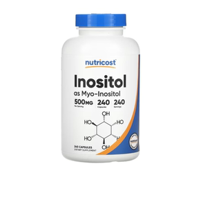美国Nutricost, 肌醇 维生素 500毫克240 粒胶囊