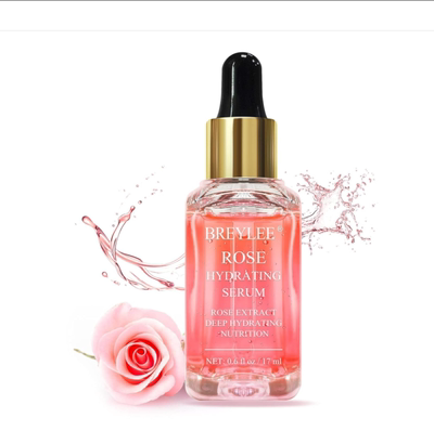美国BREYLEE玫瑰面部精华液液玫瑰花瓣提取物不含透明质酸酒精
