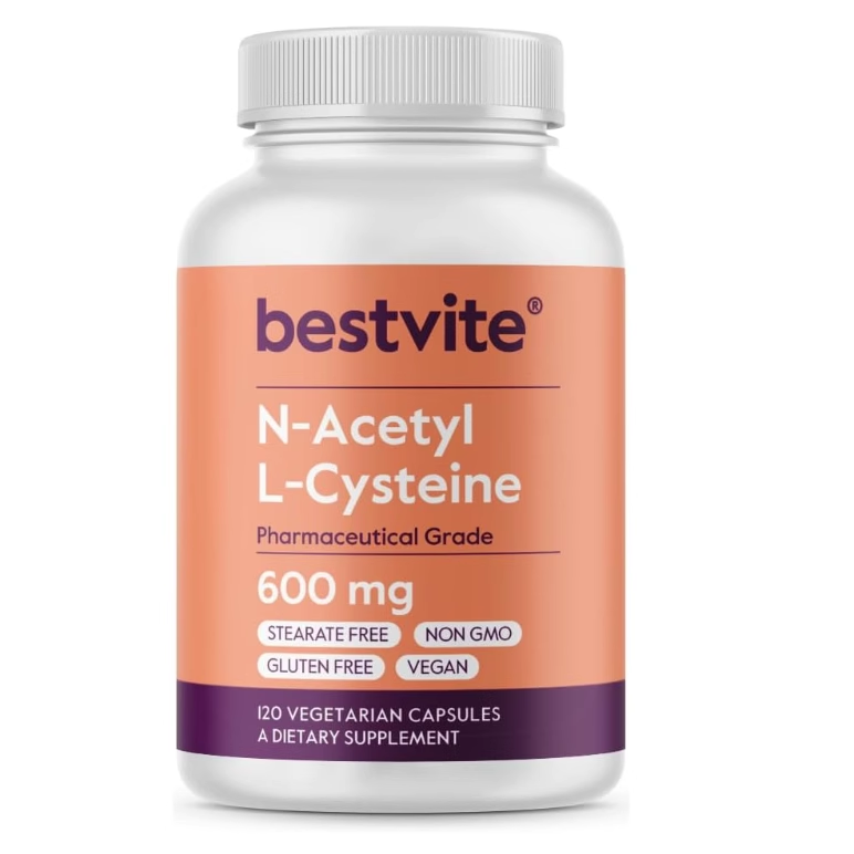 美国 bestvite 600mg N-乙酰半胱氨酸(NAC)肝脏 细胞和肺部健康