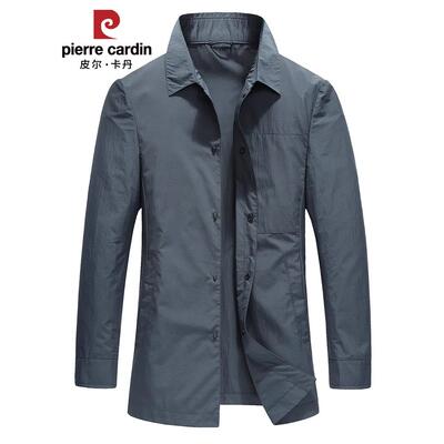 皮尔卡丹春秋新款男士夹克外套衫