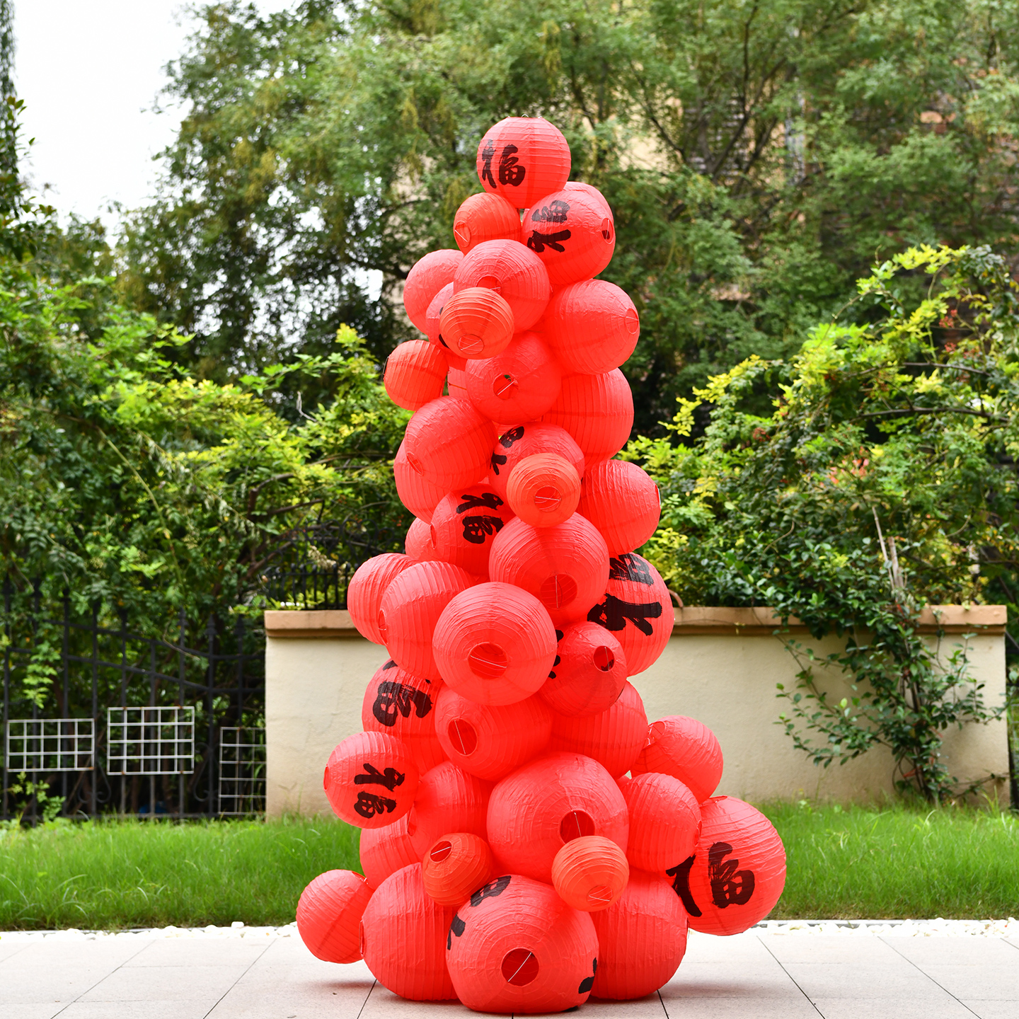 2026新年装饰元旦珠宝店橱窗春节灯笼串门店铺拍照打卡氛围感布置