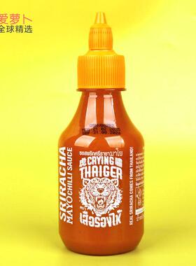 泰国虎啸Sriracha Crying Thaiger是拉差蛋黄酱224g咖哩调味酱