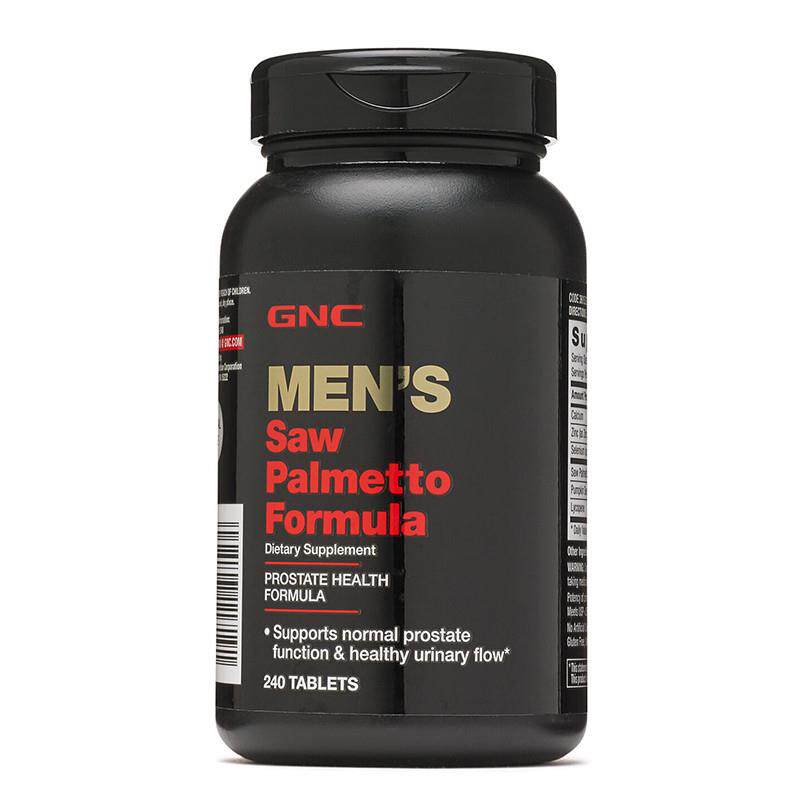 正品GNC 锯棕榈片复合配方240粒 男性呵护前列腺美国原装进口