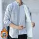 衬衫 秋冬男士 长袖 加绒加厚保暖外穿内搭寸衣外套商务休闲潮流衬衣