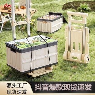 取快递小车折叠推车拉货平板手推车折叠搬运车家用拖车专用手拉车