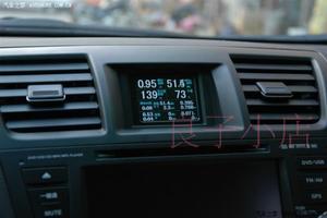 09-14汉兰达改装行车电脑 OBD无损 油耗仪 自动油量续航 升级屏幕