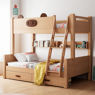 全实木儿童床上下床高低床两层子母床双人床上下铺木床双层组合床