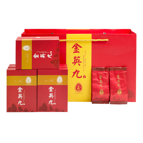 金英九义2026年新春茶金毛毫特级英红九号红茶耐泡英德红茶礼盒茶