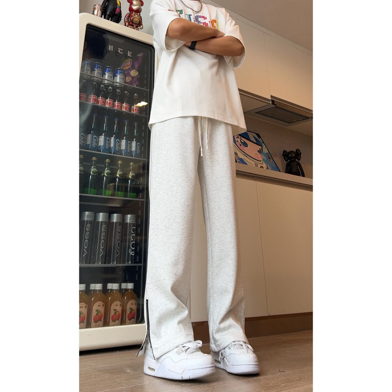 美式复古西裤垂坠感春秋款百搭冰丝西裤潮牌宽松休闲裤DY317-P55,男装牛仔裤,星座808A-1