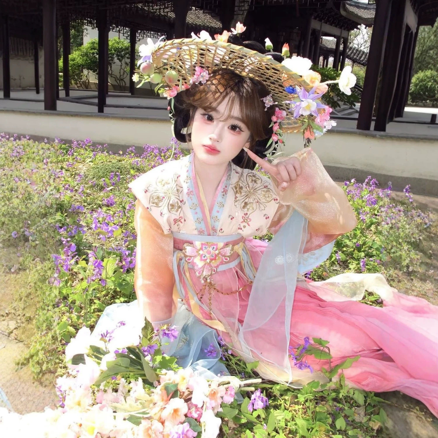 2026新款爆款原创刺绣玉芙瑶刺绣唐制齐胸破片襦裙唐褙子汉服