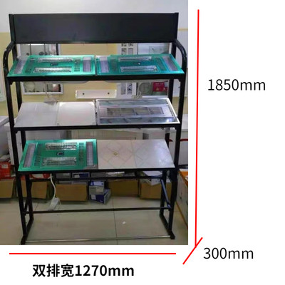 多功能集成吊顶浴霸电器展示架燃气灶展架平板灯护墙板带滑轮展架