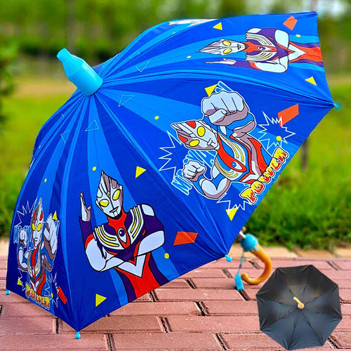 儿童雨伞卡通长柄安全轻便