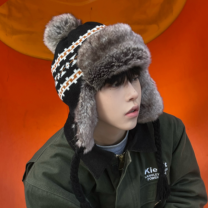 帽子男士冬季保暖防寒加厚护耳