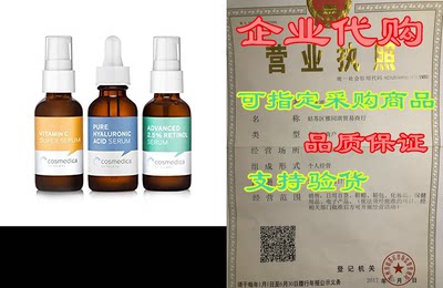 Cosmedica Skincare Facial Serum Trio Set Value for Clear