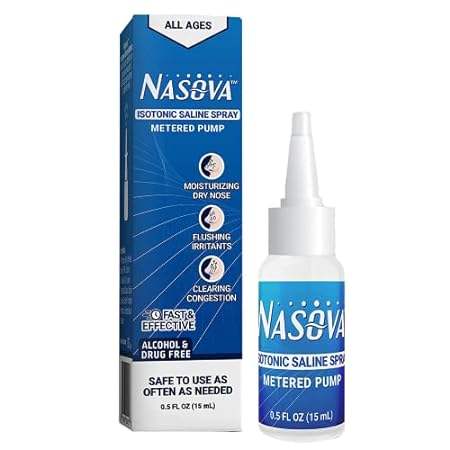 Nasova Isotonic Saline Spray NACL 0.9% MDNS- Moisturizin