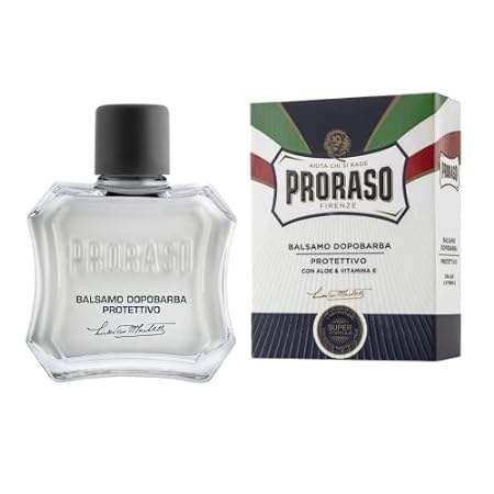 proraso after shave balm, protective and moisturizing wit