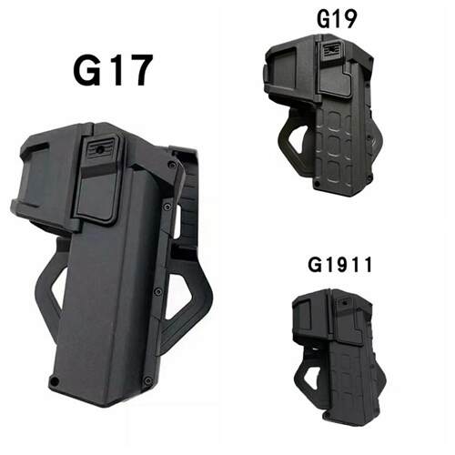 新款战术GLOCK格洛克G17/18快拔套腰部1911快拔套腰套可装电筒