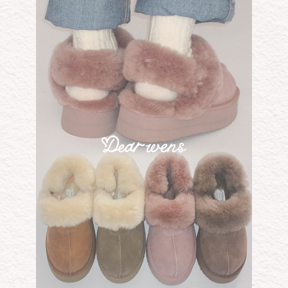 wddy雪地拖秋冬两穿时尚雪地靴