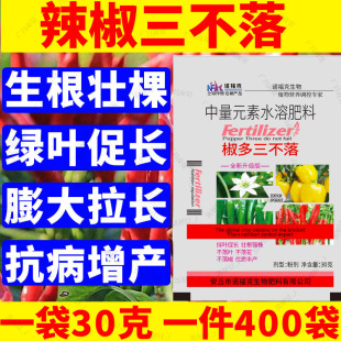 辣椒三不落快速生根壮棵保花保果小米椒线椒朝天椒线椒青椒叶面肥