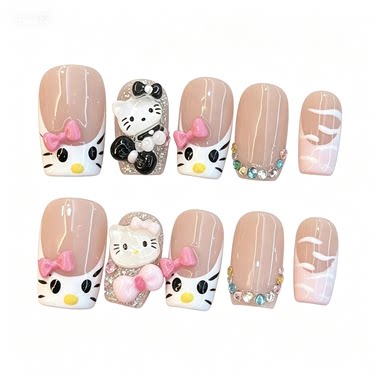 HelloKitty手工可爱穿戴甲