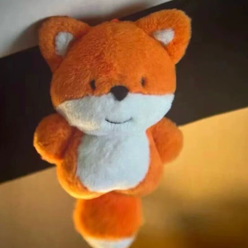 轧戏明星同款发声大笨蛋小狐狸毛绒玩具解压挂件公仔可录音送礼物