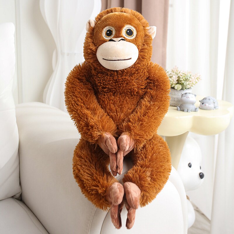 可爱猩猩毛绒玩具网红猴子抱枕公仔儿童陪睡安抚娃娃生日礼物女生
