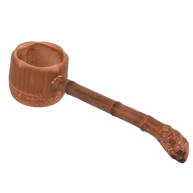 无漆家用竹制酒提子盛水器 酒吊子 漏斗打水瓢打酒器取水勺子