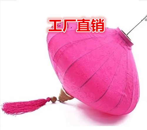 新年灯笼酒店商场布景节庆装饰绸布富贵灯笼婚庆古典宫灯钻石