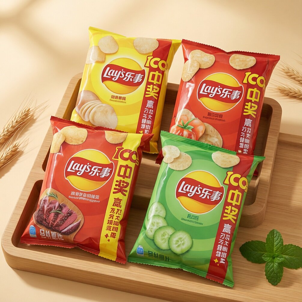 【限用日期2026.8.1】黄瓜味 意大利香浓红烩味原味薯片系列