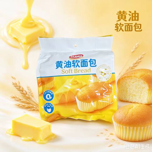 临期特价达利园黄油软面包80g 添加进口乳粉【日期至2026.10.22】