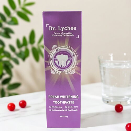 临期特价 英国进口 Dr.Lychee 色修美白牙膏【限用日期28.8.10】