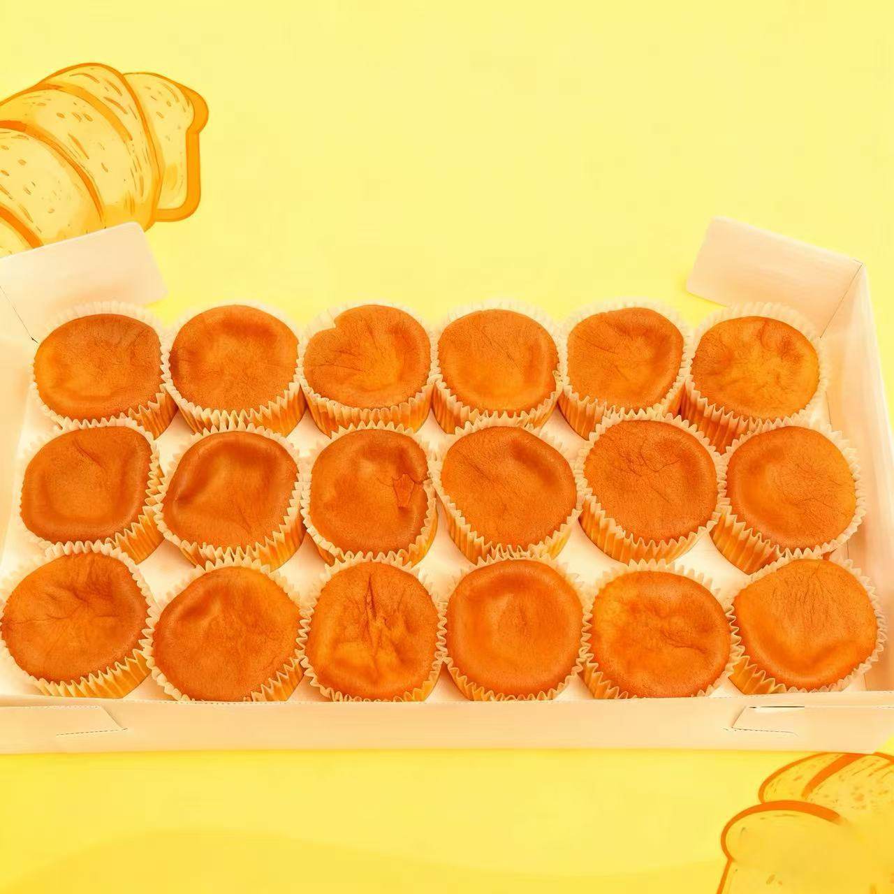【限用日期2026.3.28】冷藏 迷你米乳纸杯蛋糕/18只,零食/坚果/特产,传统西式糕点,淘宝优惠券,粉丝福利购,淘宝优惠卷