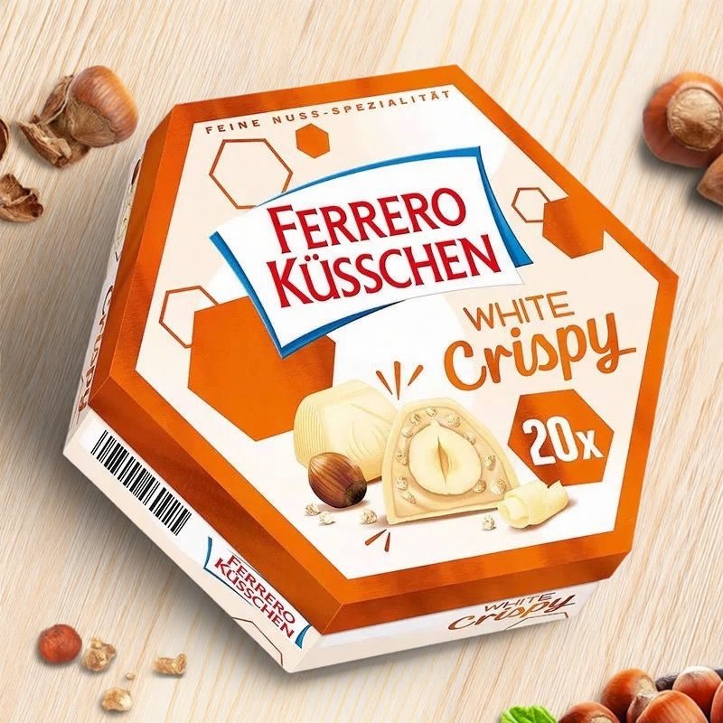 【限用日期2026.3.30】德国进口 费列罗榛子米脆白巧克力