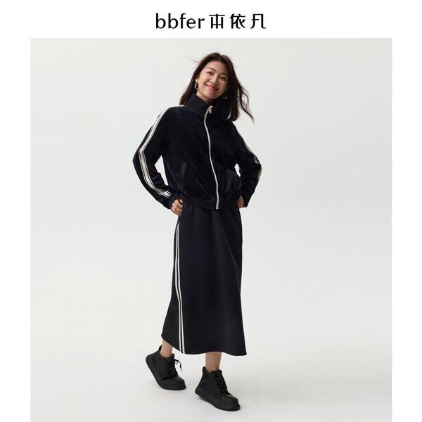 bbfer本依凡冬季 半身裙女宽松显瘦小众运动风SSSYQ0029
