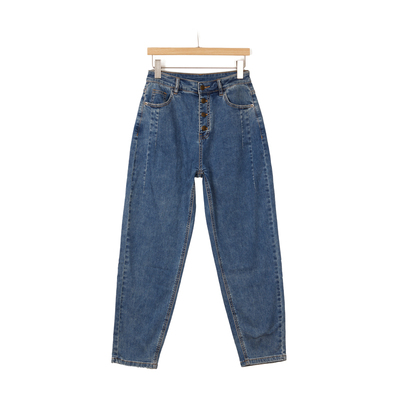 本依凡锥形长裤经典百搭牛仔裤