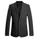 PEACE黑色羊毛商务西服正装 鸟家男装 便服外套B2BB61251 三标齐全