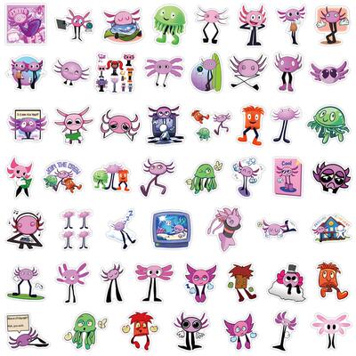 50张KinitoPet粉峥嵘涂鸦贴纸行李箱手机水杯文具盒贴画手账贴纸