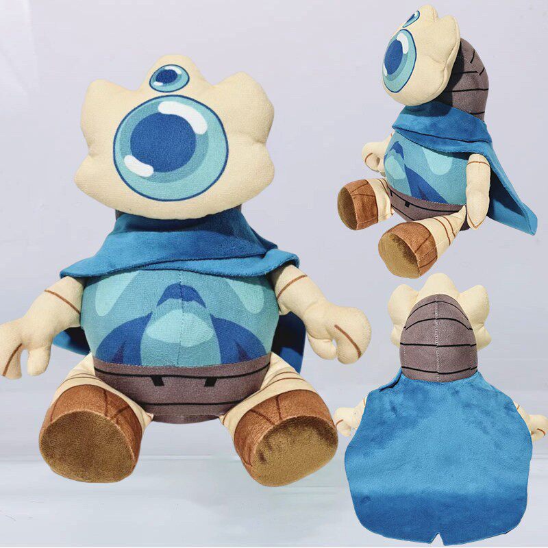 跨境披风故障机器人卡通毛绒玩具杀戮尖塔2游戏周边玩偶铁甲战士