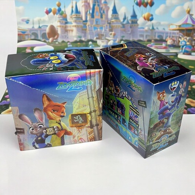 Zootopia疯狂动物城2收藏卡牌动漫周边卡通稀有卡牌ssr收藏卡片包