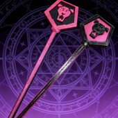 saja boys男团魔杖加长应援棒KPOP猎魔女团动漫周边模型武器模型