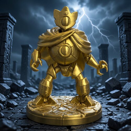 杀戮尖塔2黄金故障机器人手办模型3D打印玩具Slay the Spire摆件