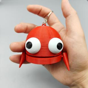 跨境新品R.E.P.O邮箱人公仔钥匙扣回收行动邮筒人儿童书包挂件链