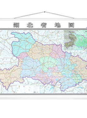 湖北省地图行政交通旅游