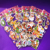 12 Santa Claus Stickers