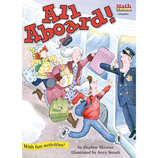 数学帮帮忙：上车喽！ Math Matters: All Aboard!美国原版 小学数学启蒙 数学基础 数学故事 科普 好品德 好习惯 正版