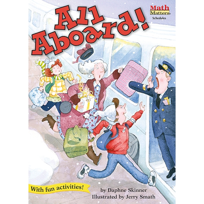 数学帮帮忙：上车喽！ Math Matters: All Aboard!美国原版 小学数学启蒙 数学基础 数学故事 科普 好品德 好习惯 正版