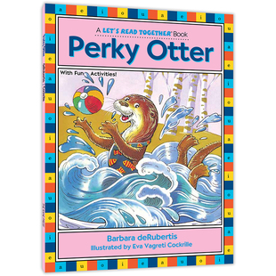 Otter英语绘本 Read ：水獭珀奇 自然拼读一起学 数量有限赠完即止 Let‘s 音组合er Together 赠送音频 美国原版 Perky 元