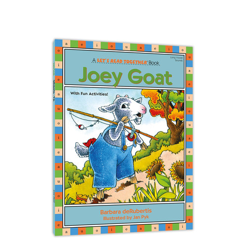 自然拼读一起学：山羊乔伊（长元音o）Let‘s Read Together: Joey Goat英语绘本 美国原版 赠送音频提高口语能力数量有限赠完即止