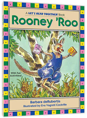 自然拼读一起学：袋鼠鲁尼（元音组合oo）Let‘s Read Together: Rooney ‘Roo提高口语能力 阅读理解能力 增加词汇量英语启蒙正版