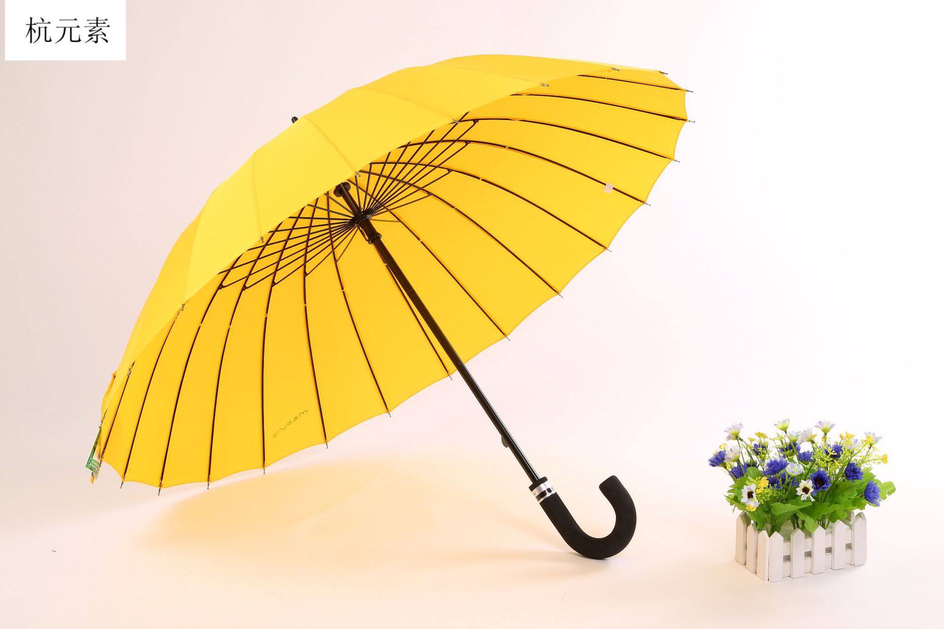 现货24k超大直杆伞24骨弯柄晴雨伞日韩国创意遮阳雨伞|ruв категории начало ежедневно, зонтик/дождь/дождь/водостойкость, зонтик - от Buy2taobao.com для оказания профессиональной услуги покупки агента Taobao